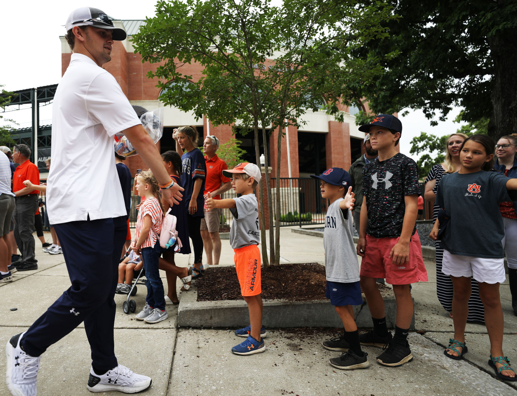 Auburn baseball Reverse Tiger Walk